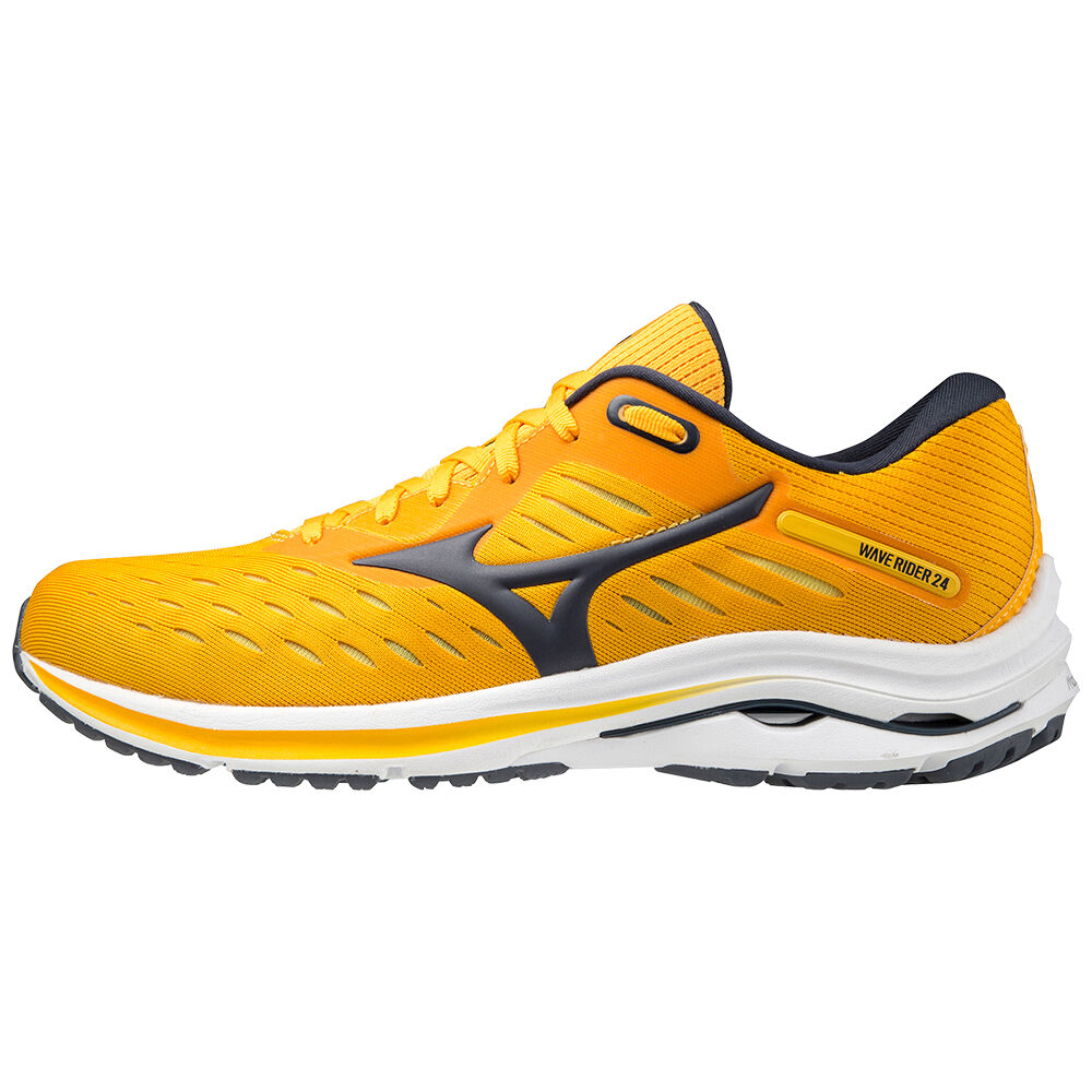 Mizuno Men's Wave Rider 24 Running Shoes Yellow (J1GC200317-QAU)